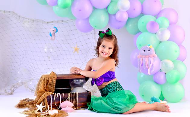 Tematicos de Sofia 5 anos - Tema: Sereia 