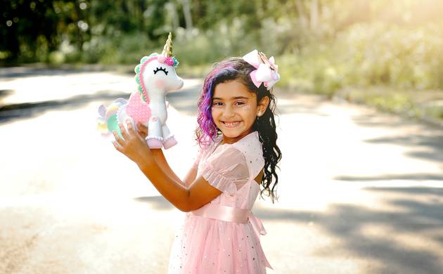 Ensaios externos  de Laura - 6 anos 