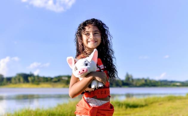 Ensaios externos  de Laura 7 anos - ensaio Moana 