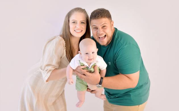 Ensaio Família  de Enrico e sua família 