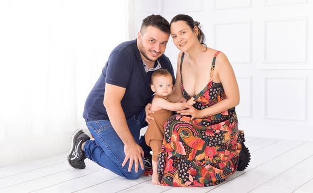 Ensaio Família  de João Hélio e sua família 