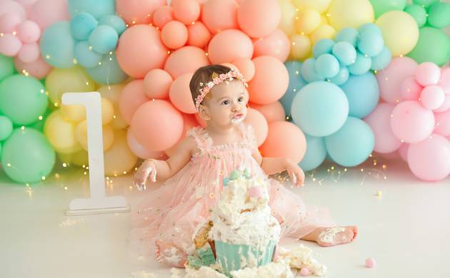 Smash the Cake de Isabely 1 aninho 