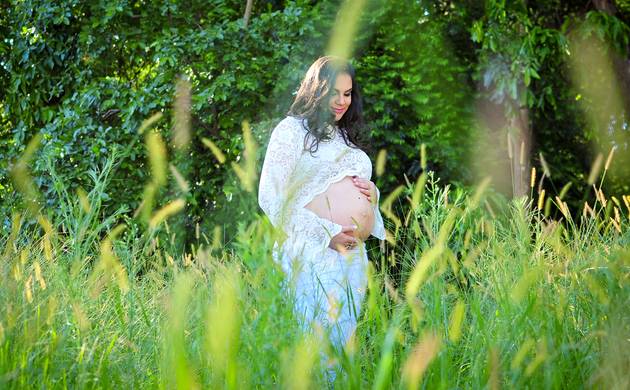 Gestante externo de Fabiana em sua doce espera 