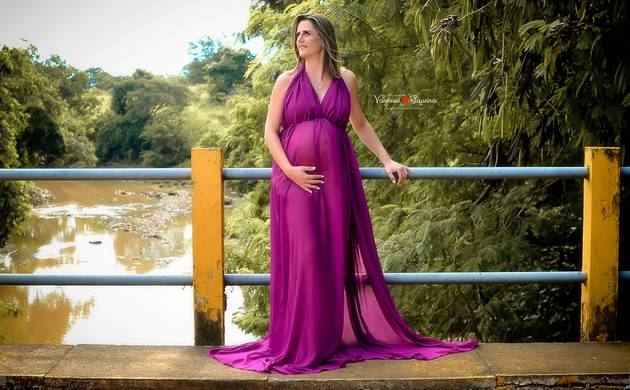 Gestante externo de Juliana em sua doce espera 