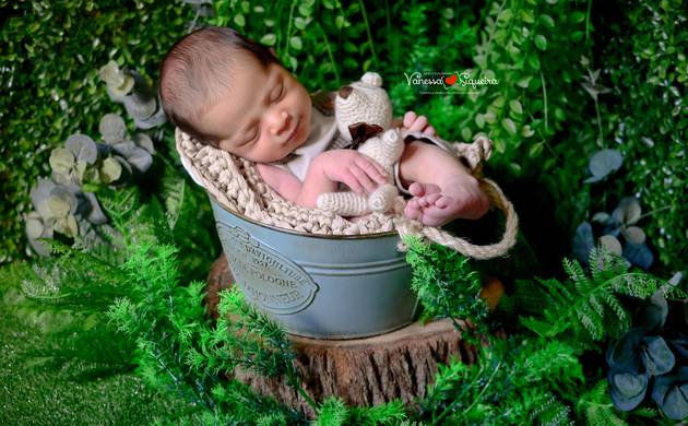 Newborn (Recém-nascido) de Gabriel - 14 dias 