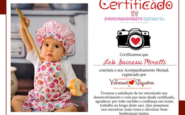 Acompanhamento Bebê de Laís - Acompanhamento Mensal 