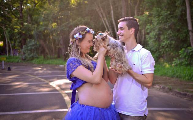 Gestante externo de Grazielle em sua doce espera - Laura