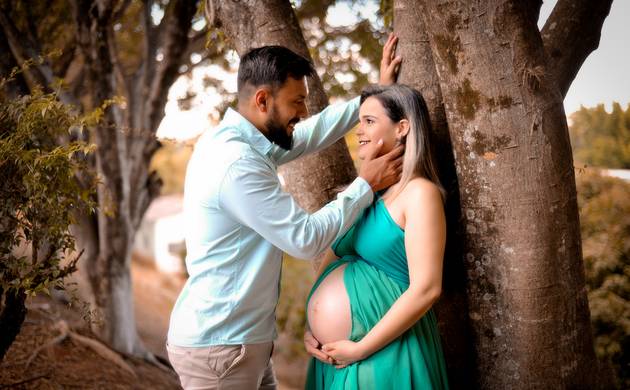 Gestante externo de Larissa - a Doce espera de Bernardo 