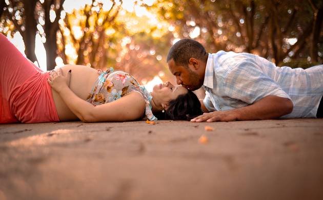 Gestante externo de Alessandra em sua doce espera - Breno