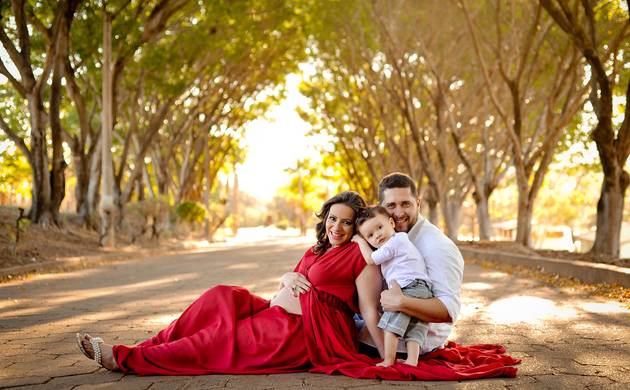 Gestante externo de Thaira em sua doce espera - Clarice