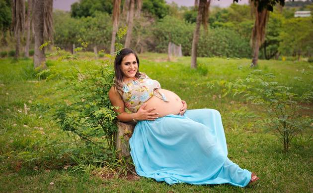 Gestante externo de Ariane em sua doce espera - Bernardo 