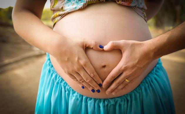 Gestante externo de Larissa em sua doce espera