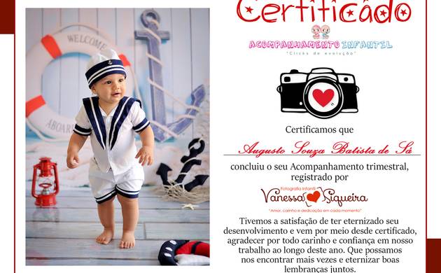 Acompanhamento Bebê de Augusto - Trimestral