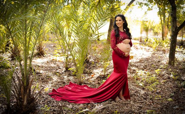 Gestante externo de Ensaio Externo Doce Espera - Nariane