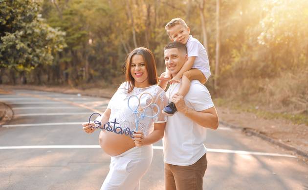 Gestante externo de Josi em sua doce espera por Gustavo