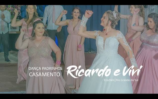 CASAMENTOS de Dança coreografada padrinhos casamento Ricardo e Vivi