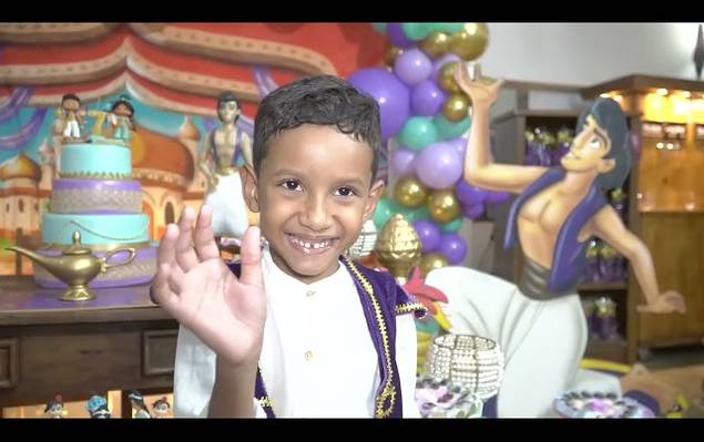 Vídeos Infantil de Aniversário Davi e Valentina 