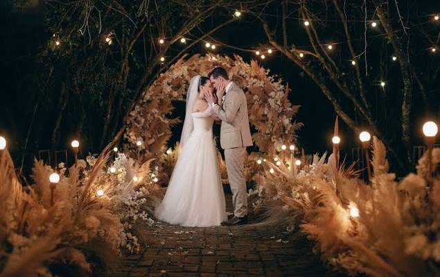 Casamento de Filme do Casamento com os melhores momentos com Drone