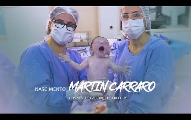 PARTOS / CESÁREAS de Nascimento | Martin Carraro - Hospital de Caridade de Erechim