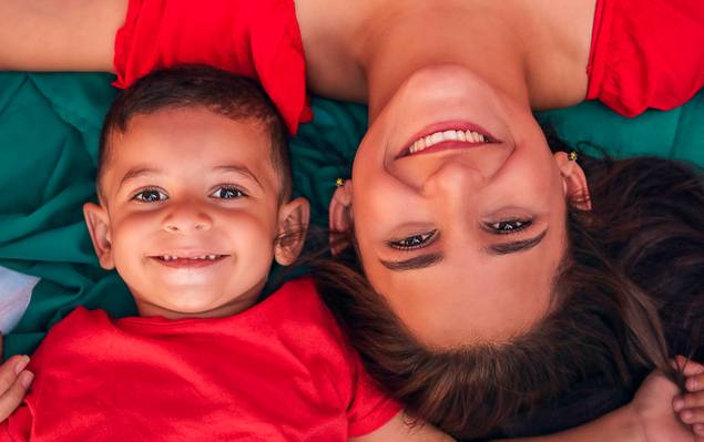 Infantil de Ensaio dia das mães 