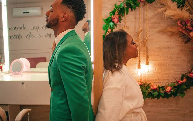Casal de Making Of f- Lais e Adair