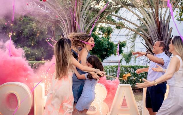 Gestante de Myria - Chá Reveleção