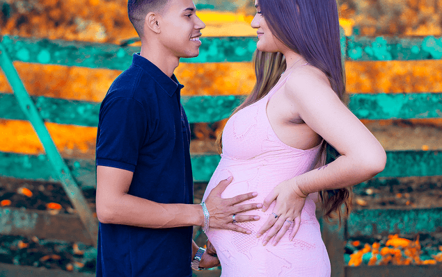 Ensaio Gestante de Karol e Nicolas