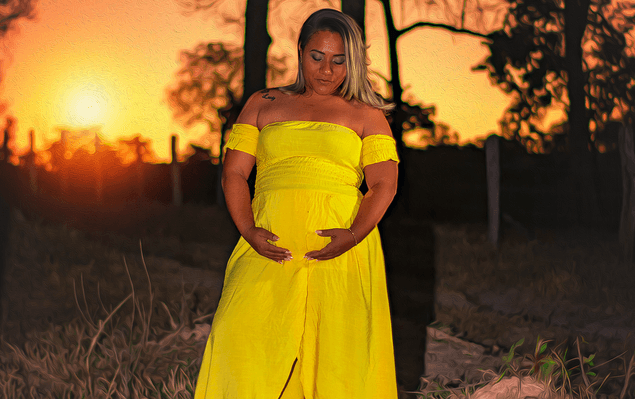 Ensaio Gestante de Fran