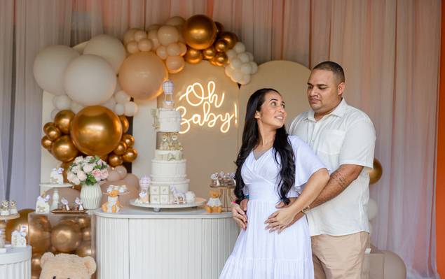 Família de Chá Revelação Marcone & Ana