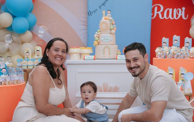 FESTA DE ANIVERSÁRIO de RAVI | INFANTIL | 1 ANO 365 SORRISSOS