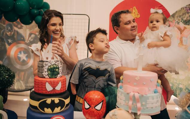 Infantil de Aniversário Luisa e Pedro