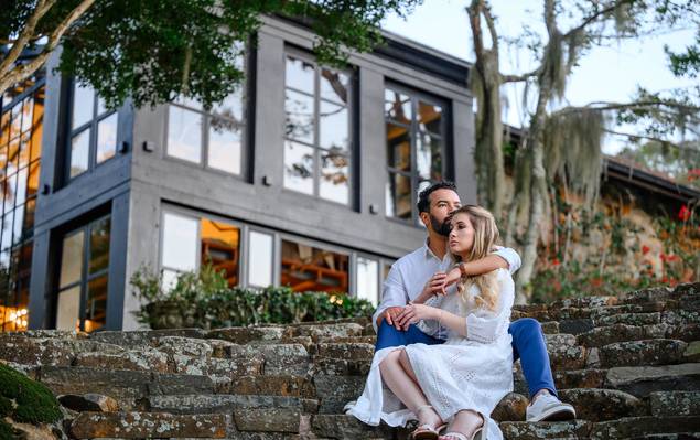 Ensaio Casal - Pré-wedding de Ensaio Pré-Wedding na Casa Maciço em Florianópolis, SC