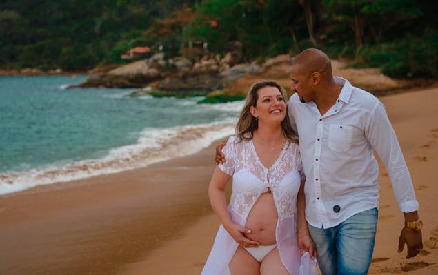 Gestante - Família de Ensaio Gestante em Balneário Camboriú, SC