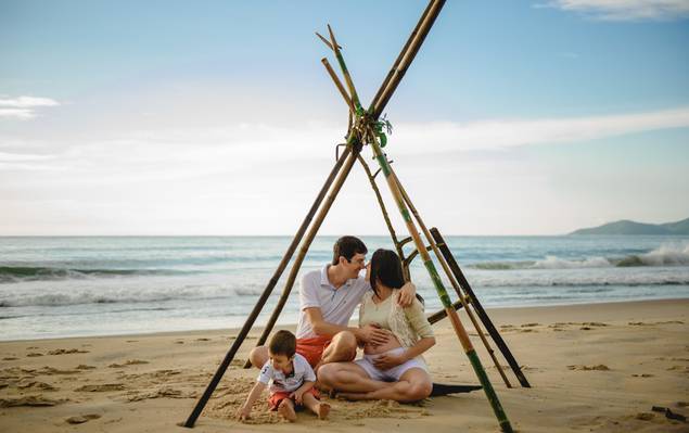 Gestante - Família de Ensaio Gestante em Itajaí, SC 