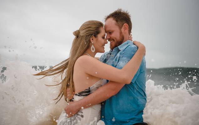 Ensaio Casal - Pré Casamento de Ensaio Casal em Balneário Camboriú, SC
