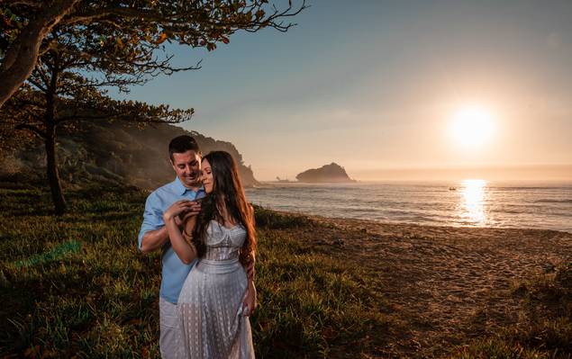 Ensaio Casal - Pré Casamento de Ensaio de Casal em Itapema, SC