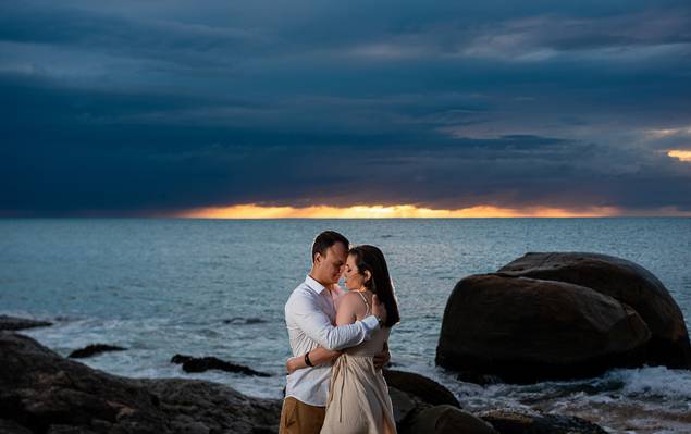 Ensaio Casal - Pré Casamento de Ensaio Casal em Balneário Camboriú, SC