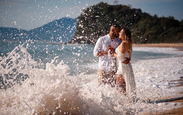 Ensaio Casal - Pré Casamento de Pré Wedding em Itapema, SC