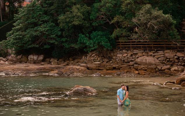 Ensaio Casal - Pré Casamento de Ensaio Casal em Bombinhas, SC