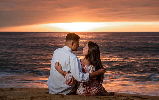 Ensaio Casal - Pré Casamento de Ensaio Casal em Balneário Camboriú, SC