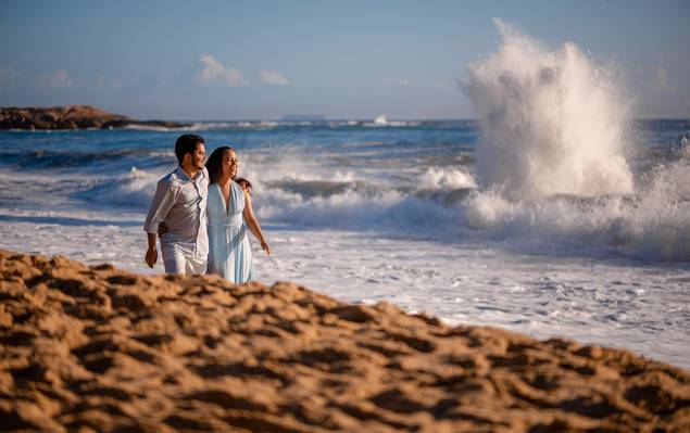 Ensaio Casal - Pré Casamento de Ensaio Casal em Balneário Camboriú, SC
