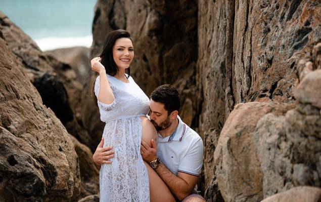 Gestante - Família de Ensaio Gestante em Balneário Camboriú, SC