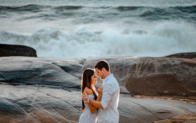 Ensaio Casal - Pré Casamento de Ensaio Casal em Balneário Camboriú, SC
