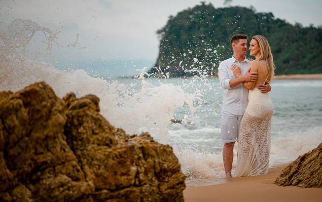 Ensaio Casal - Pré Casamento de Ensaio Casal em Itapema, SC