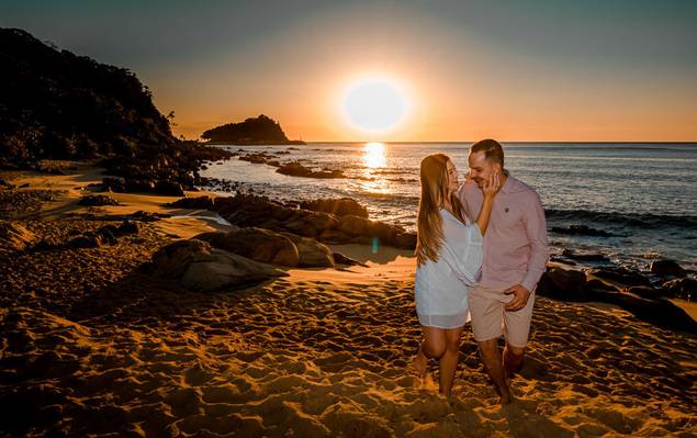 Ensaio Casal - Pré Casamento de Pré Wedding em Itapema, SC