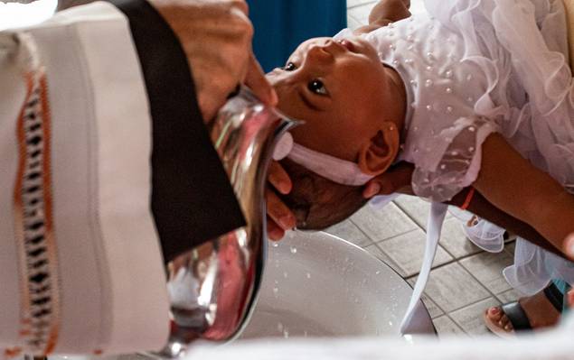 Crianças de Batizado Mel