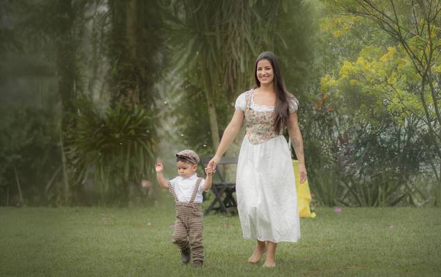 Ensaios de Lais e Eduardo - Chá da tarde.