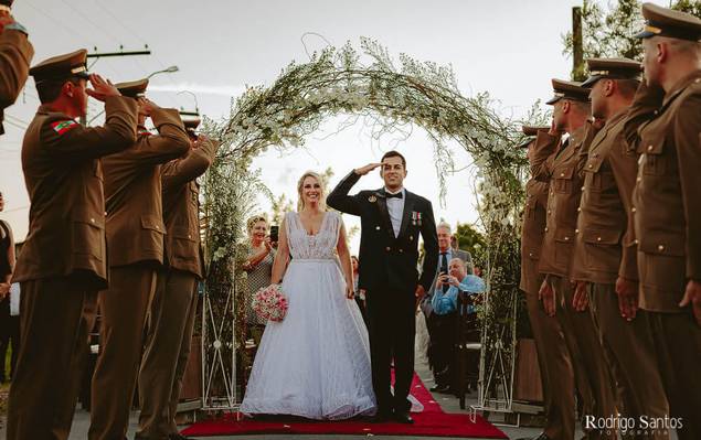 FOTOGRAFIA DE CASAMENTO de FOTOGRAFIA DE CASAMENTO MILITAR EM FLORIANOPOLIS | JESSICA & THIAGO