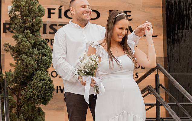 Mini Wedding  de Helena e Uiliam - casamento no cartório