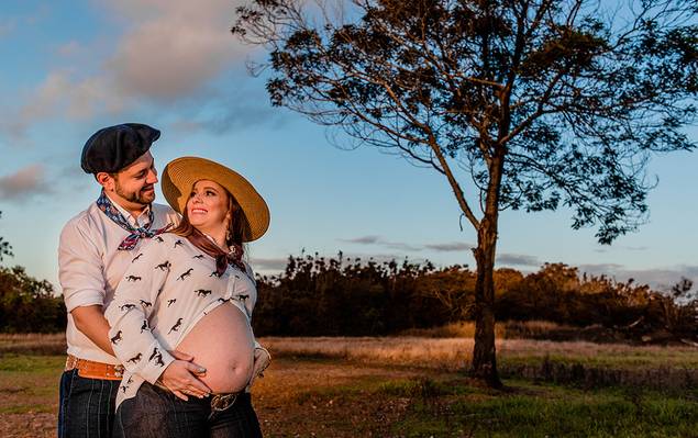 Gestante de Vanessa e Vavá